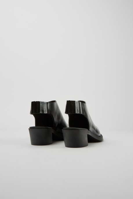 Camper AU Design Bonnie Black Leather Heels For Women