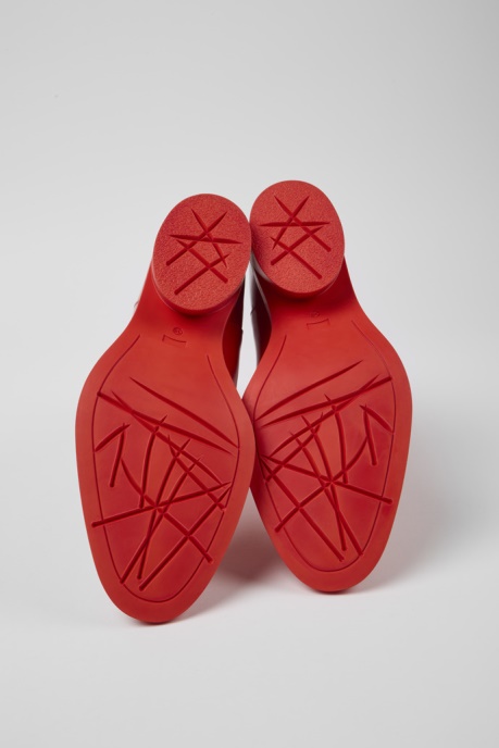 Design Bonnie Red Leather Boots For Women Camper AU