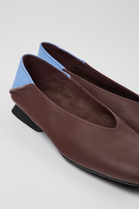 Casi Myra Burgundy And Blue Ballerina Flats For Women Camper AU New Arrivals