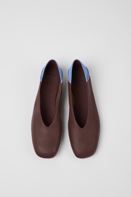 Casi Myra Burgundy And Blue Ballerina Flats For Women Camper AU New Arrivals