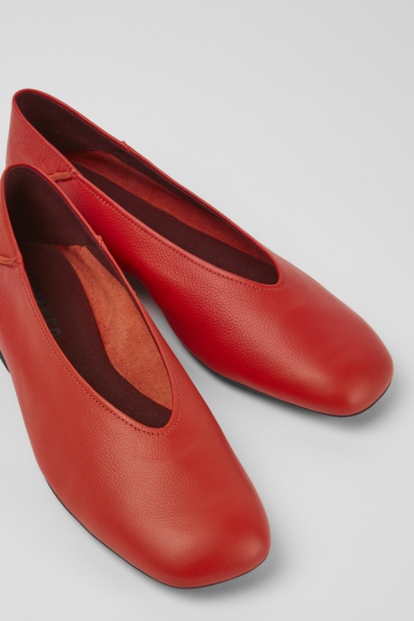 Design Casi Myra Red Ballerinas For Women Camper AU