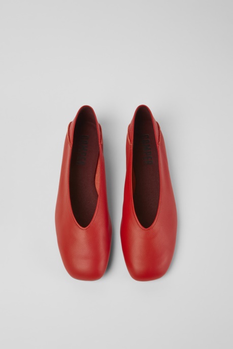 Design Casi Myra Red Ballerinas For Women Camper AU