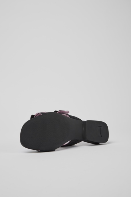 Exclusive Camper AU Casi Myra Black Recycled Pet Sandals For Women