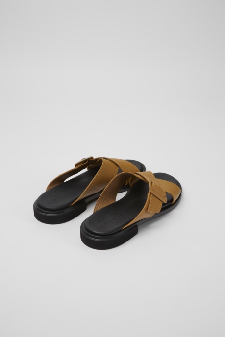 Exclusive Camper AU Edy Brown Leather Sandals For Women