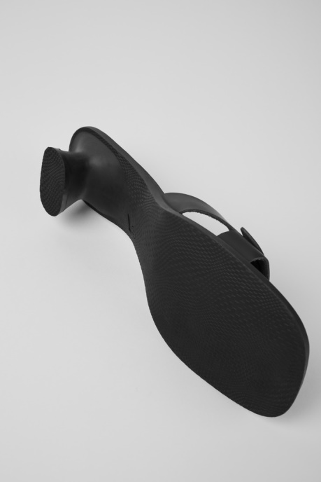 Dina Black Leather Sandals For Women Exclusive Camper AU