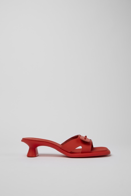 Exclusive Camper AU Dina Red Leather Sandals For Women
