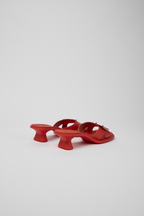 Exclusive Camper AU Dina Red Leather Sandals For Women