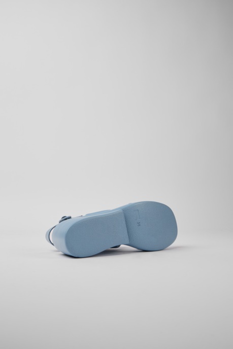 Camper AU Kaah Blue Leather Sandals For Women New Arrivals