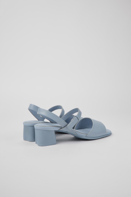 Camper AU Design Katie Blue Leather Sandals For Women