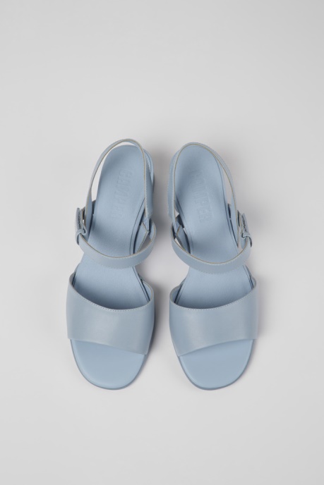 Camper AU Design Katie Blue Leather Sandals For Women