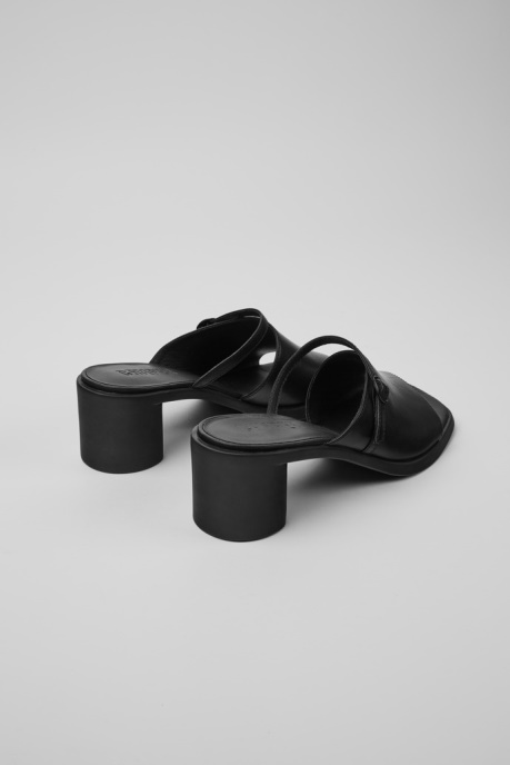 Exclusive Camper AU Meda Black Leather Sandals For Women