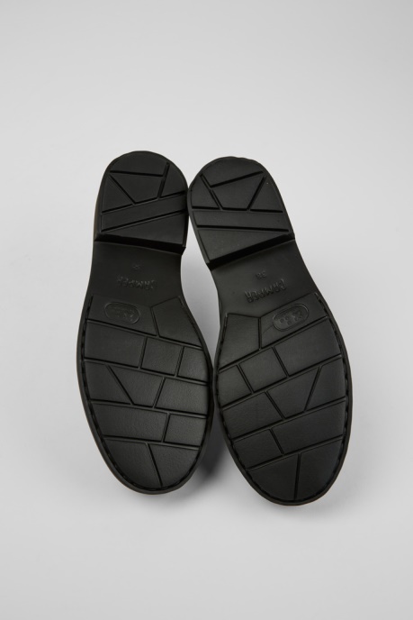 Neuman Black Leather Lace-Up Shoes Exclusive Camper AU