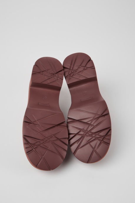 Exclusive Camper AU Milah Burgundy Leather Loafers For Women