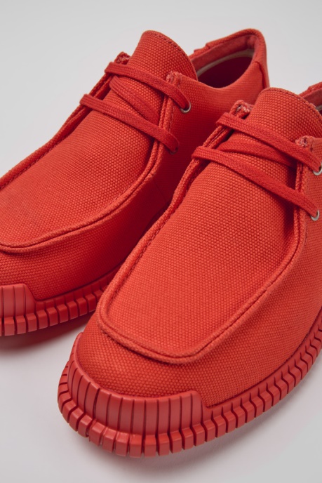 Design Pix Red Recycled Cotton Shoes For Women Camper AU