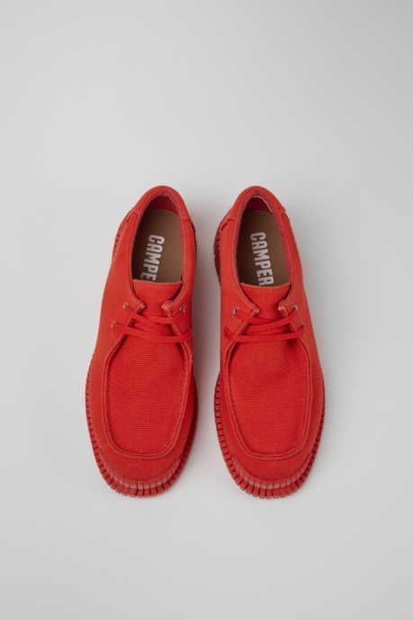 Design Pix Red Recycled Cotton Shoes For Women Camper AU