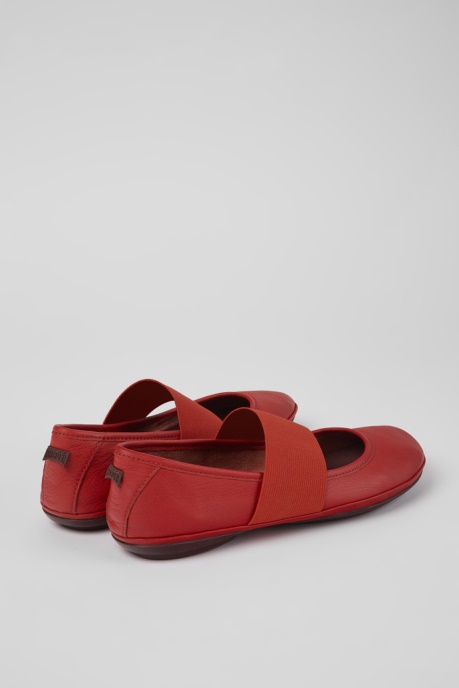 Right Red Leather Shoes For Women Camper AU New Arrivals
