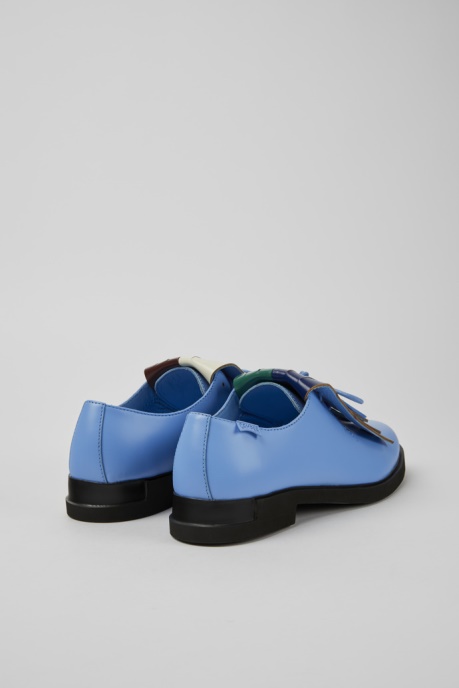 Twins Blue And Green Leather Shoes For Women Camper AU New Arrivals