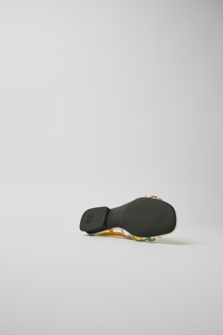 Twins Multicolored Leather Sandals For Women Exclusive Camper AU