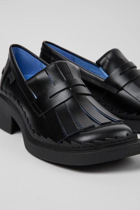 Exclusive Camper AU Taylor Black Leather Loafers For Women