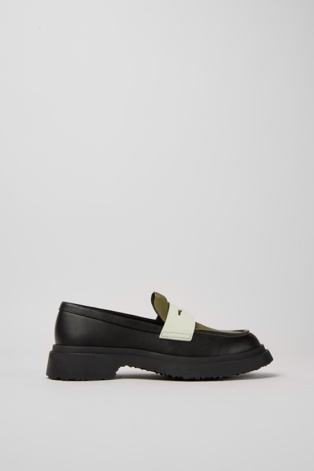Walden Black And White Loafers For Women Camper AU New Arrivals