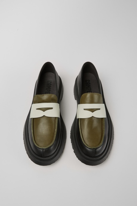 Walden Black And White Loafers For Women Camper AU New Arrivals