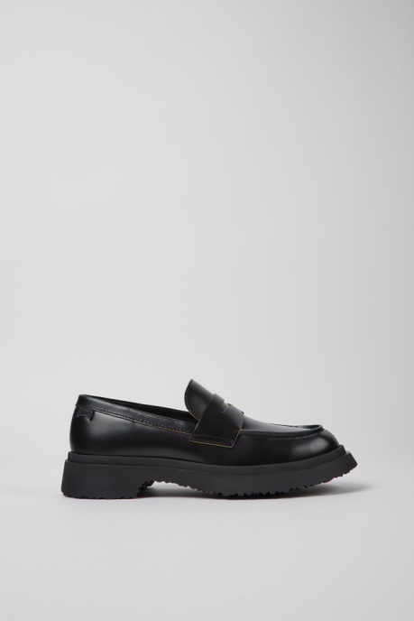Walden Black Leather Loafers For Women Camper AU New Arrivals