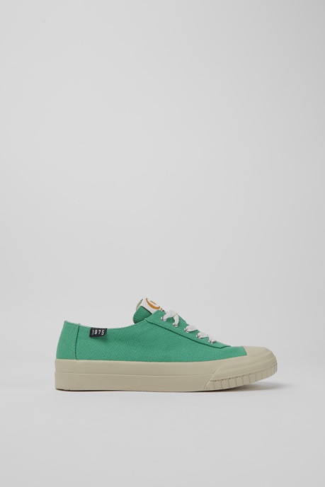 Exclusive Camper AU Camaleon Green Recycled Cotton Sneakers For Women