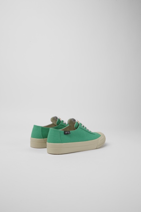 Exclusive Camper AU Camaleon Green Recycled Cotton Sneakers For Women