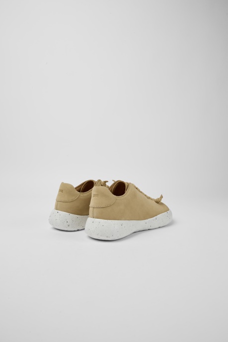 Exclusive Camper AU Peu Stadium Beige Nubuck Sneakers For Women