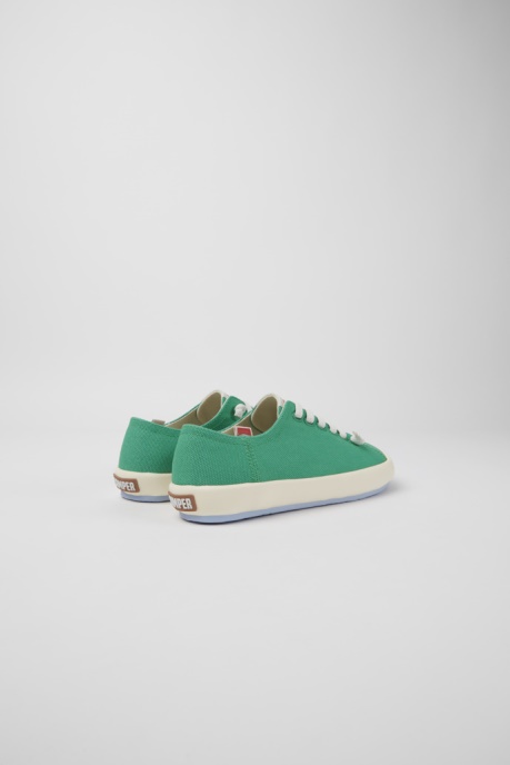 Camper AU Peu Rambla Green Recycled Cotton Sneakers For Women New Arrivals