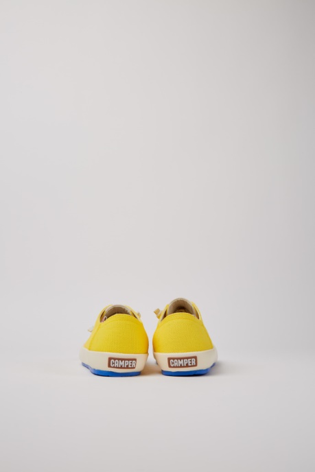 Exclusive Camper AU Peu Rambla Yellow Recycled Cotton Sneakers For Women