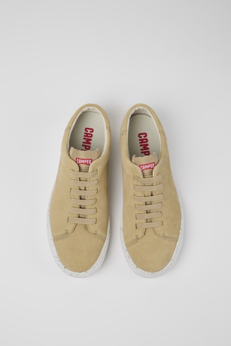 Exclusive Camper AU Peu Touring Beige Nubuck Sneakers For Women