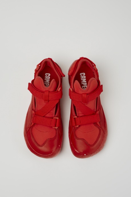 Camper AU Peu Stadium Red Semi-Open Sneakers For Women New Arrivals
