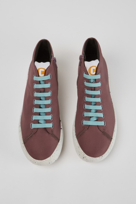 Design Peu Touring Purple Textile Ankle Boots Camper AU