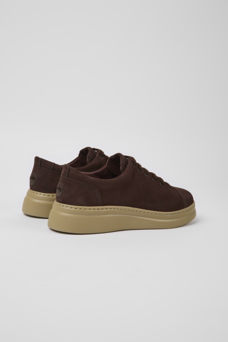 Runner Up Brown Nubuck Sneakers For Women Camper AU New Arrivals