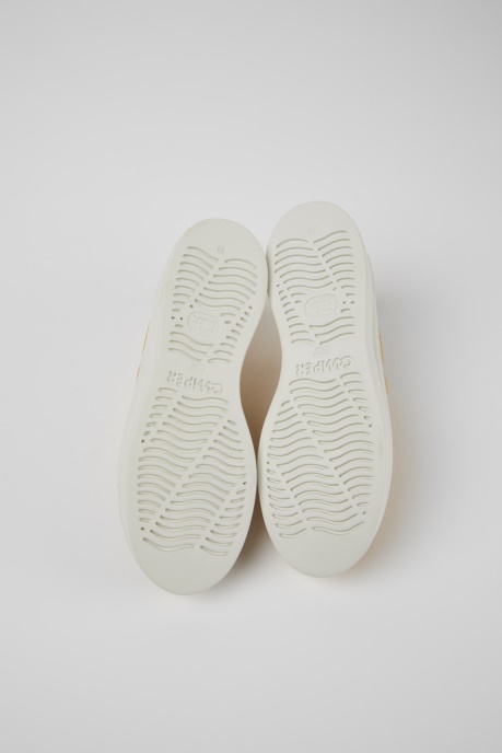 Runner Up Yellow Leather Sneakers For Women Camper AU New Arrivals