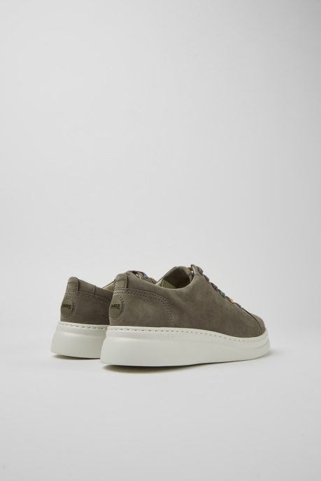 Runner Up Brown-Gray Nubuck Sneakers For Women Exclusive Camper AU