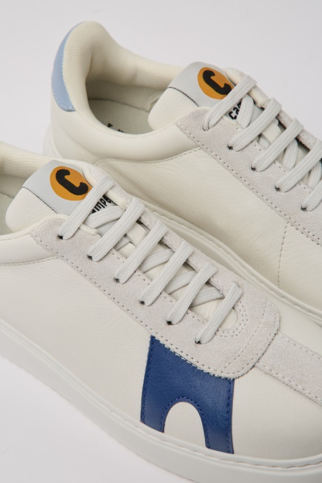 Twins White Leather And Suede Women's Sneakers Exclusive Camper AU