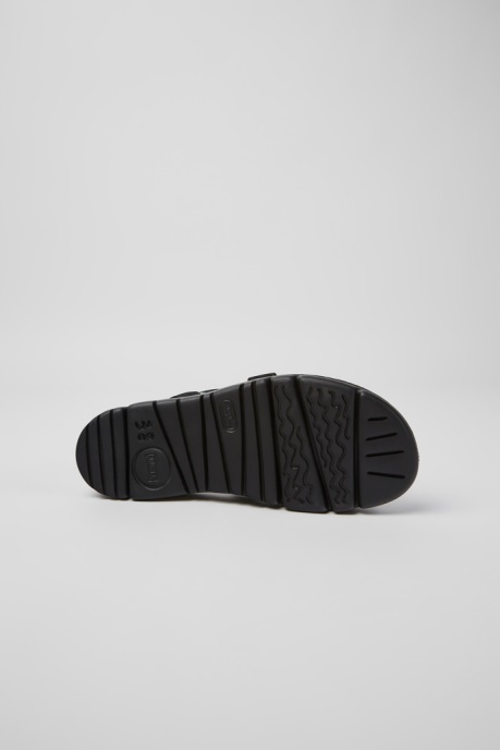 Camper AU Oruga Black Pink And Green Leather Sandals For Women New Arrivals