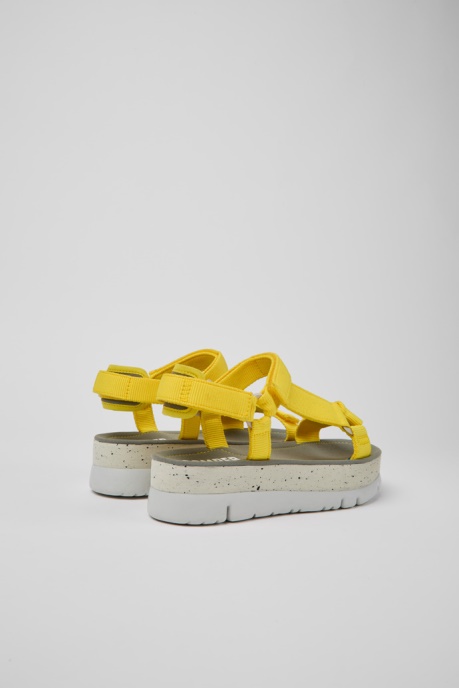 Design Oruga Up Yellow Recycled Pet Sandals For Women Camper AU
