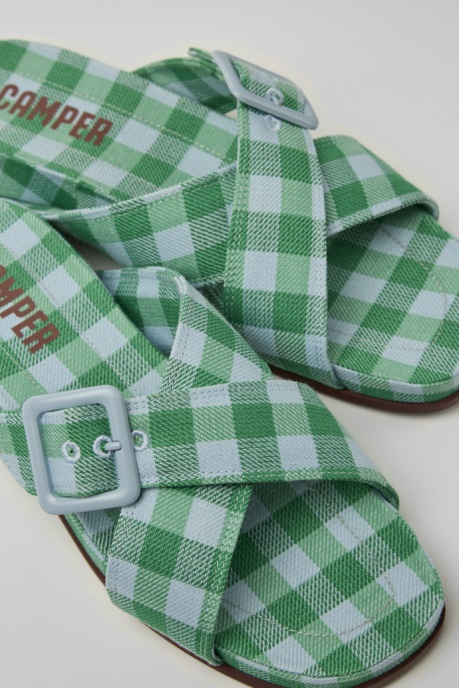 Design Atonik Blue And Green Sandals For Women Camper AU