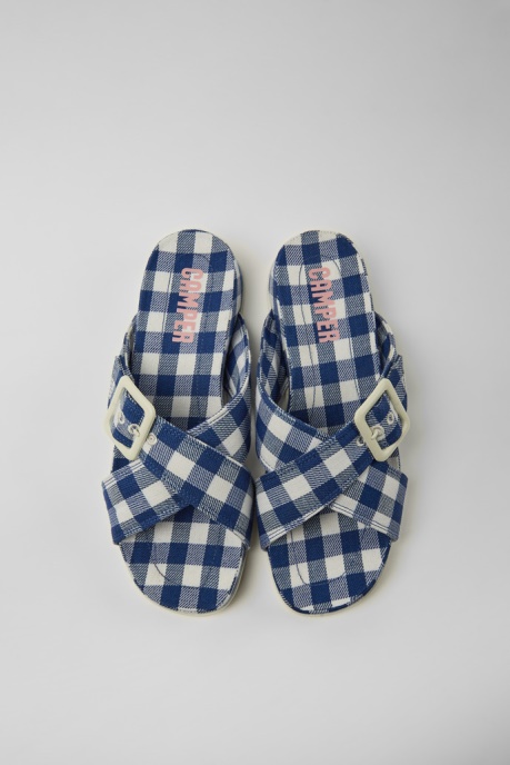 Atonik Blue And White Sandals For Women Camper AU New Arrivals