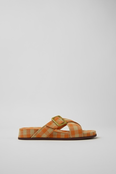 Exclusive Camper AU Atonik Orange And Beige Sandals For Women