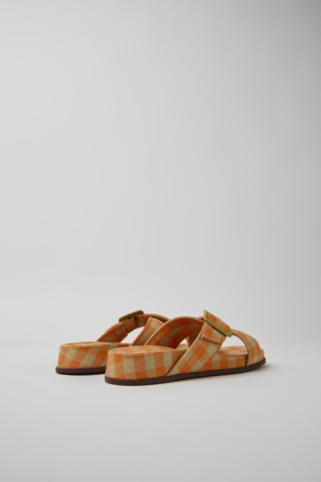 Exclusive Camper AU Atonik Orange And Beige Sandals For Women