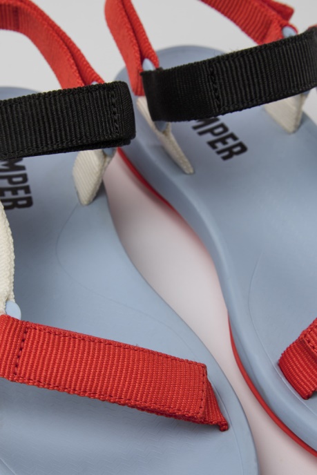 Design Match Red White And Black Sandals For Women Camper AU