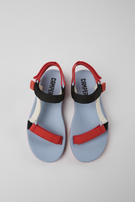 Design Match Red White And Black Sandals For Women Camper AU