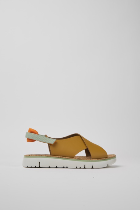 Oruga Brown And Green Sandals For Women Camper AU New Arrivals