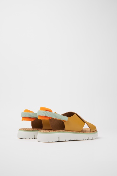 Oruga Brown And Green Sandals For Women Camper AU New Arrivals