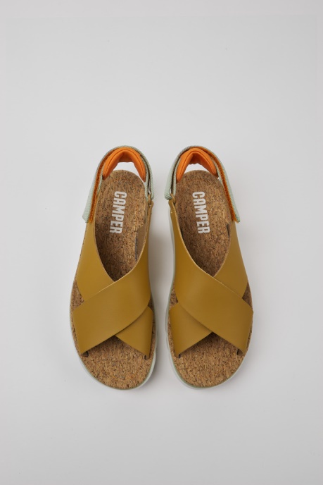 Oruga Brown And Green Sandals For Women Camper AU New Arrivals