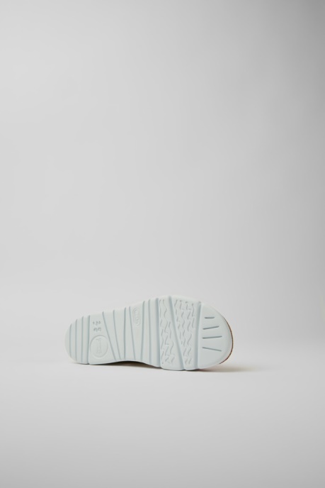 Oruga White And Pink Leather Sandals For Women Camper AU New Arrivals